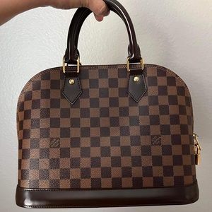 Authentic LV Louis Vuitton Alma PM damier ebene excellent condition
